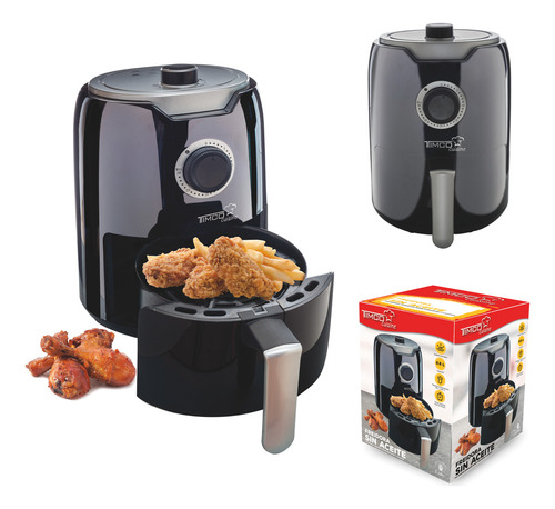 Freidora De Aire Electrica De 2.5 L Cocina Sin Aceite Timco