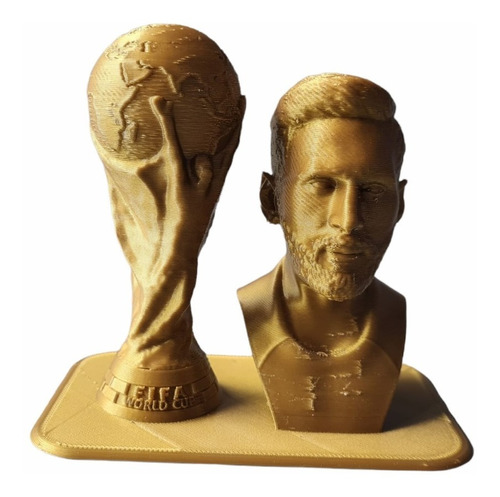 Messi Busto Mundial Worldcup 2022 Argentina Souvenir 10,5 Cm