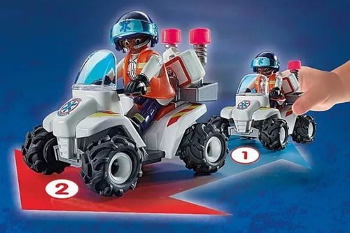Playmobil City Action Rescate Speed Quad