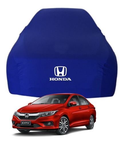 Capa Para Cobrir Honda City Tecido Macio Com Logo