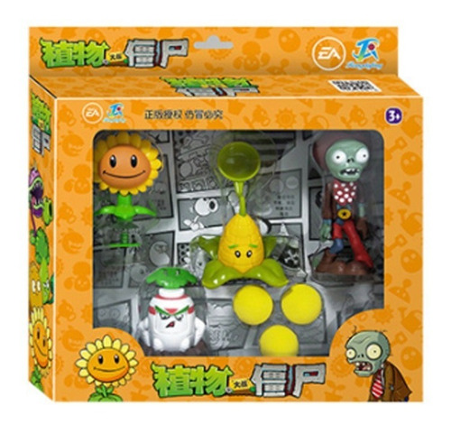 Imagen 4 de 4 de Juego Plantas Vs Zombies Tablero Muñecos Juegos Infantil