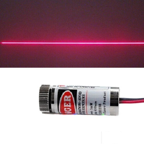 Imagen 2 de 2 de Modulo Laser Apuntador 650nm 3~6v 5mw Linea Raya