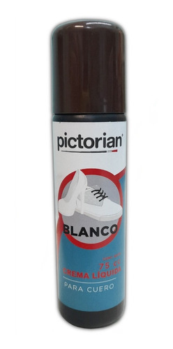 Crema Líquida Pomada Blanca Para Cuero Y Calzado 75cc