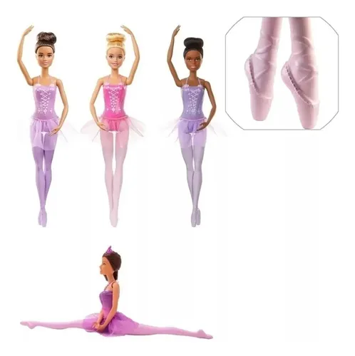 Boneca Barbie Bailarina Cl ssica Articulada Mattel Original