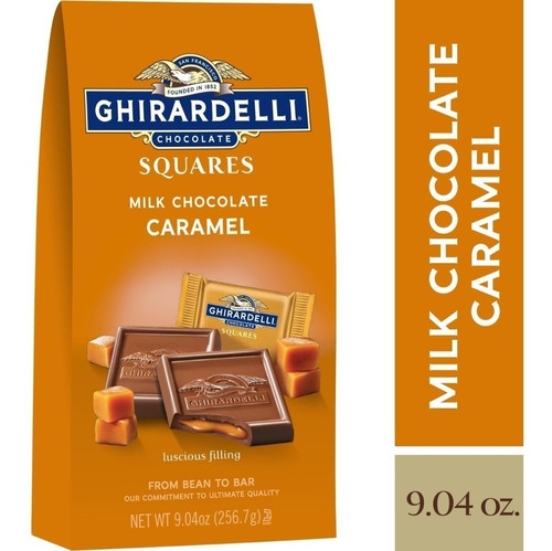 Ghirardelli Chocolate Squares Milk Caramel 257 Grs 