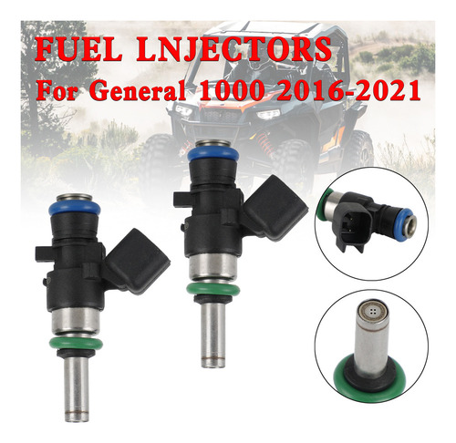 . 2 Inyector Combustible Para Polaris General Rzr Rs1 Xp1000