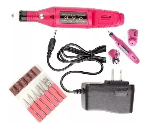 Torno De Uñas 6 Punteros +horno Lampara Uv Cabina Secado