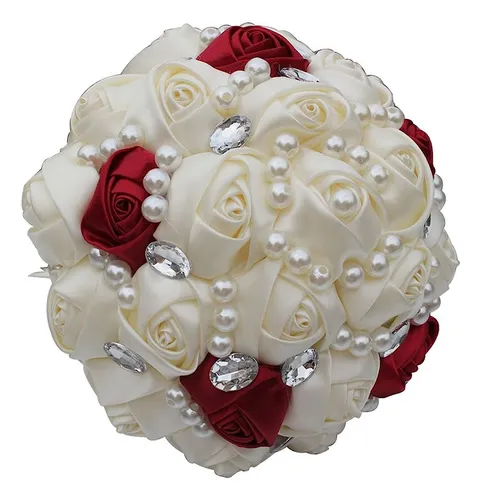 S-ssoy Personalizable Romántico Ramos De Boda Seda Flores No