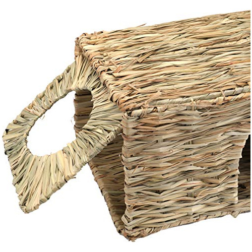 Casa De Conejo De Hierba Grande, Tejida Y Plegable, Esc...