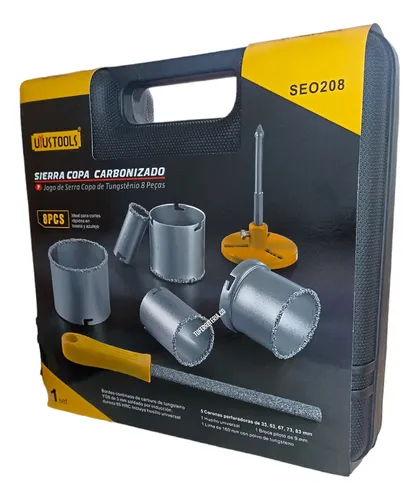 Juego De Sierra Copa Carbonizado Seo208 Uyustools