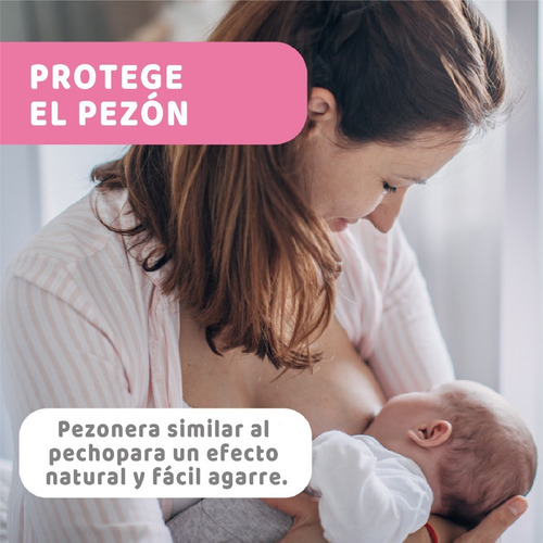 Imagen 2 de 10 de Pezonera Silicona Skintoskin S-m M-l