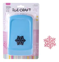 Comprar Perforadora Scrapbooking 50mm Eva Pvc Aluminio Cartón Madera Color Rosado Forma De La Perforación Copo De Nieve