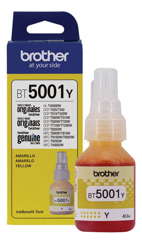 Tinta Brother Bt5001y Amarillo Original