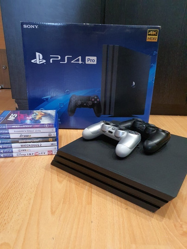 Imagen 2 de 2 de Sony Playstation Ps4 Pro 1tb Edición 3 Free Games 2 Controll