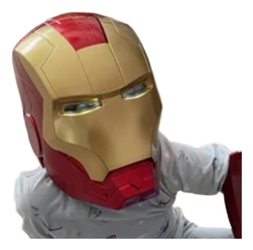 Figura Casco Iron Man Avenger Tony Stark Luz Apertura Manual (Reacondicionado)