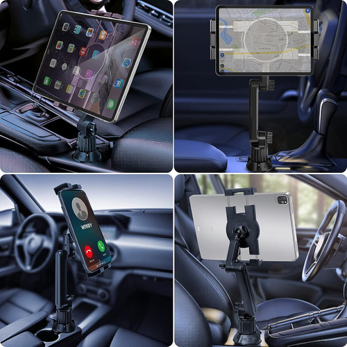 Soporte Para Tablet Smartphone Posa Vasos Automovil