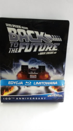 Bd Steelbook De Volta Para O Futuro (danificado, Ver Fotos)