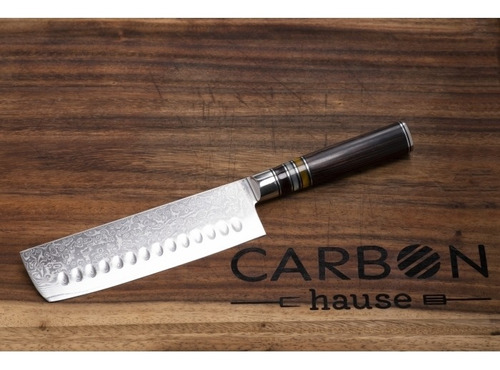 Cuchillo Para Chef Ultra-filoso Resina Y Mango De Madera