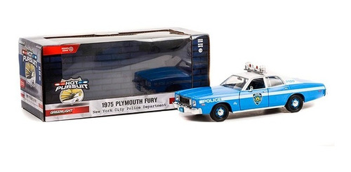 Plymouth Fury 1975 Patrulla Nueva York Nypd Greenlight 1:24