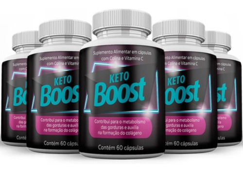 Kit 5 Keto Boost Composto Emagrecedor - Pronta Entrega