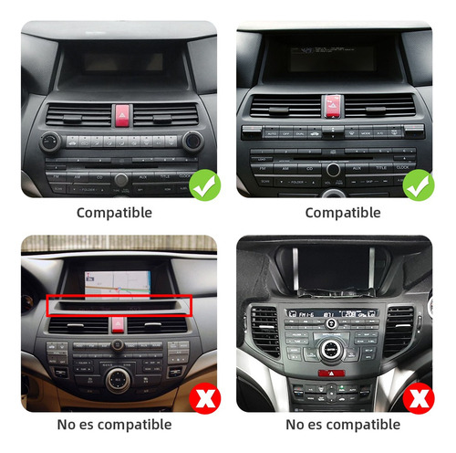 Zk Para Estéreo 2+32g Carplay Para Honda Accord 2008-2012