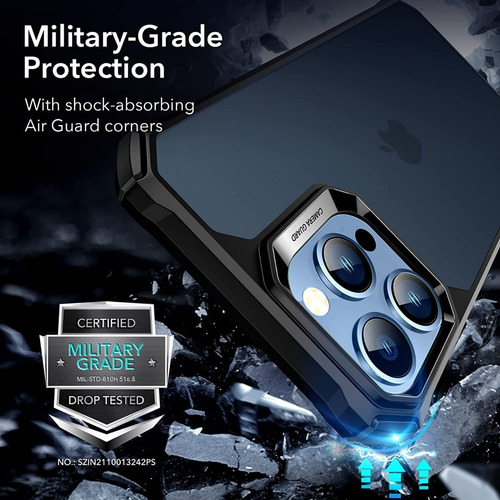 Imagen 6 de 9 de Case Esr Hybrid Air Armor iPhone 13 Pro Max