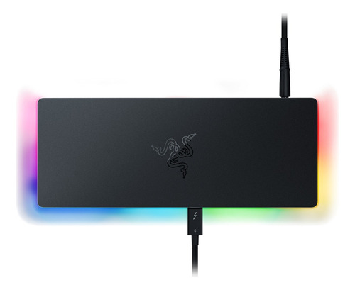 Hub Adaptador Multipuerto Razer Thunderbolt 4 Dock Chroma Color Negro