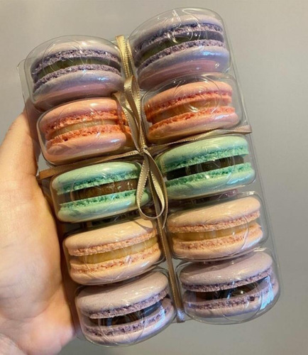 Imagem 4 de 5 de Embalagem Para Macarons Com 10 Cavidades 20 Unidades