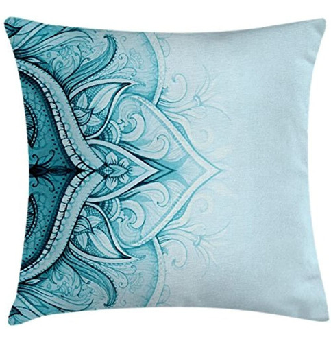 Ambesonne Mandala Throw Pillow Cojín, Borde De Encaje Orname