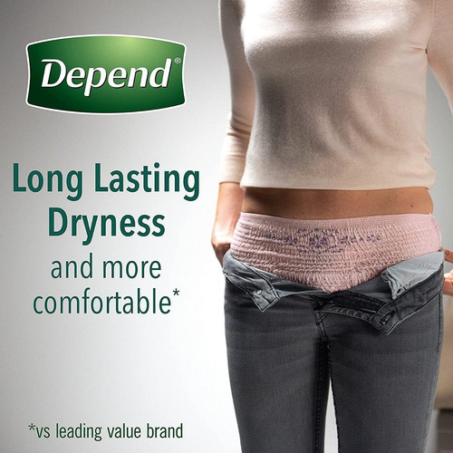 Depend Fit-flex Ropa Interior De Incontinencia Para Mujer Xl Talla Xl