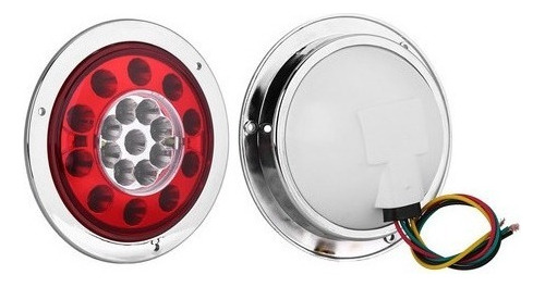 4.3 Pulgadas Redondo 19 Led Truck Remolque Freno Parada Vue