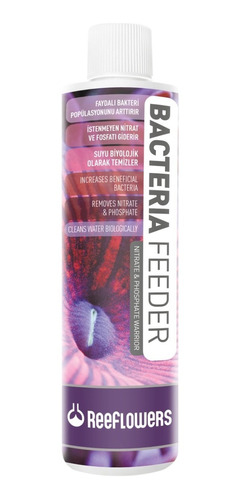 Bacteria Feeder 500ml Reeflowers Reduz Nitrato E Fosfato