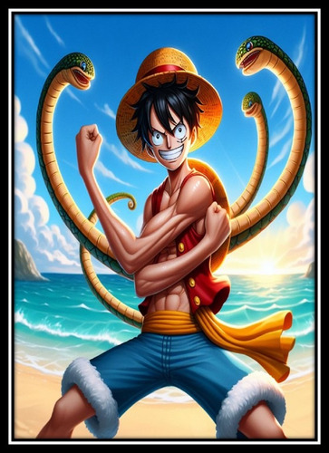 Cuadro Digital De Anime One Piece