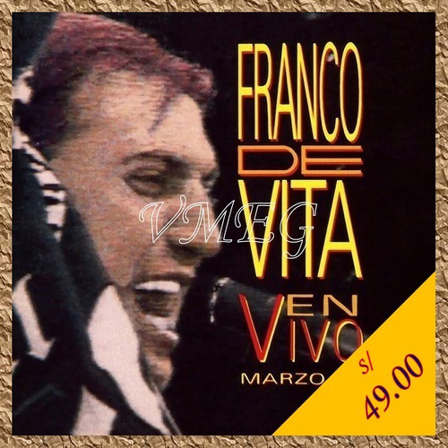 Vmeg Cd Franco De Vita 1992 En Vivo, Marzo 16