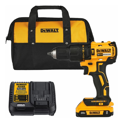 Furadeira E Parafusadeira Impacto 20v Dcd7781d1 Dewalt + Kit