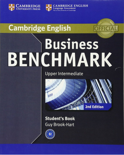 Cambridge English Business Benchmark 2ed, De Brook'hart Guy., Vol. Unico. Editorial Editorial Delti S.a De C.v, Tapa Blanda En Español