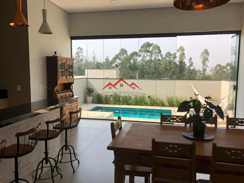 Imagem 1 de 27 de Belíssima Casa A Venda Em Condomínio Fechado Ibi Aram Ii - Itupeva/sp - Ca00291 - 68782702