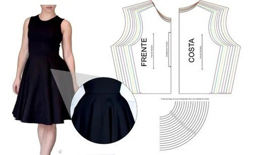 Moldes De Roupas - Camisetas Vestidos Pijamas - Novo