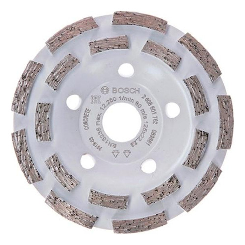 Prato Diamantado Desbaste Concreto Bosch 125x22,23mm 260860