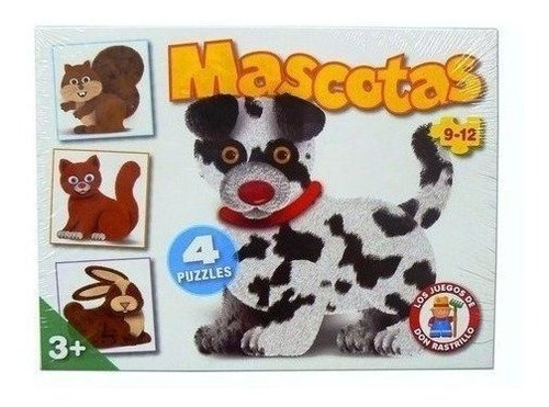 Juego De Mesa Puzzle Mascotas Ruibal