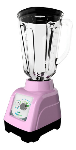 Licuadora Blueware Bw6-75-gl-p 2l Vaso Vidrio 750w Rosa