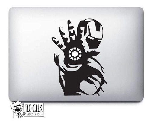 Adesivo Homem De Ferro Macbook - Iron Man Marvel