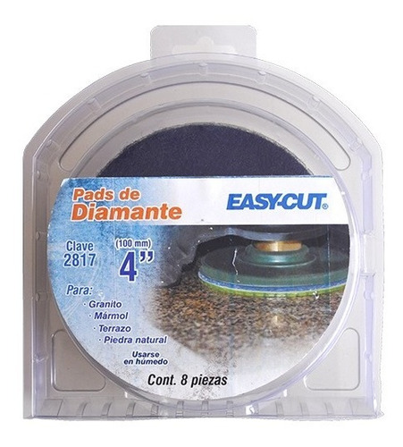 Kit 8 Pads De Diamante Pulido En Humedo  Austromex Aus-2817