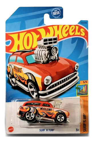 Surf 'n Turf' Rojo Hot Wheels F23 Tarjeta Americana