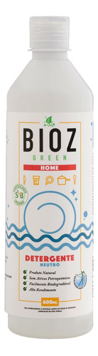 Detergente Bioz Green Home Neutro líquido em squeeze 600 mL