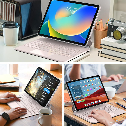 Funda Con Teclado Runelk Magic-style Para iPad 10.9 10th Ge
