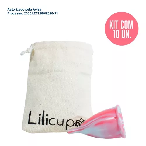 Ofertas de Coletor Menstrual Lilicup tamanho B, rosa, 1 unidade com  capacidade de 20mL