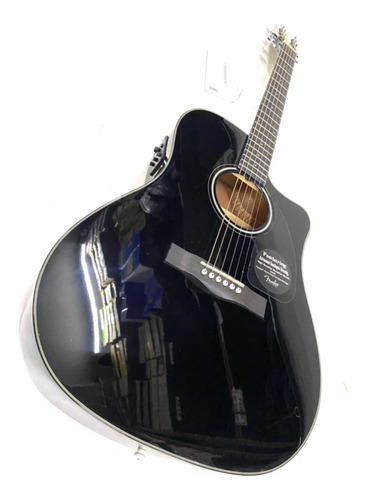 Violão Fender Dreadnought Cd-60 Cutaway Elétrico C/ Case