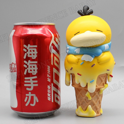 Figura Pokemon Psyduck Helado Kawaii 14 Cm Con Caja
