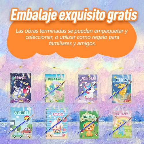24 Pcs Libro Para Colorear Libreta De Dibujo De Acuarela